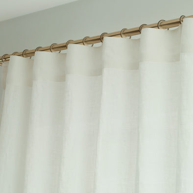 Wave fold curtains