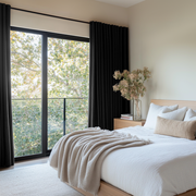 Black Bedroom Blackout Curtains