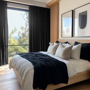Black Bedroom Blackout Curtains