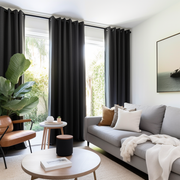 Black Thermal Solar Reflective Curtains