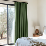 Forest Green Bedroom Blackout Curtains