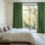 Forest Green Bedroom Blackout Curtains