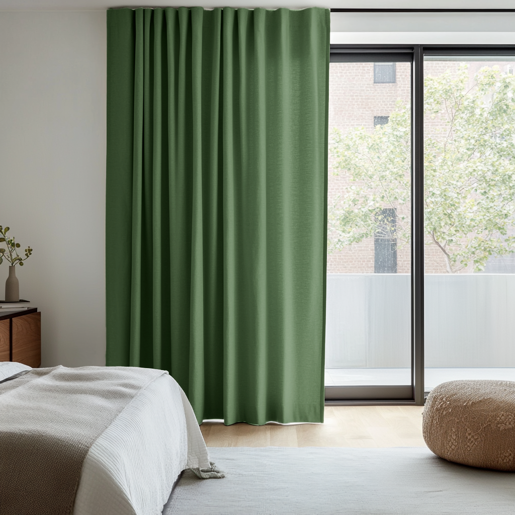 Forest Green Bedroom Curtains