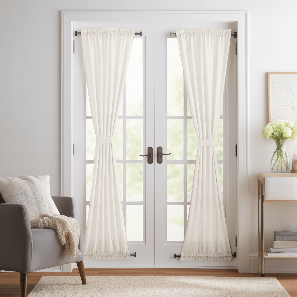 Off-White Heavy Weight Linen French Door Curtain