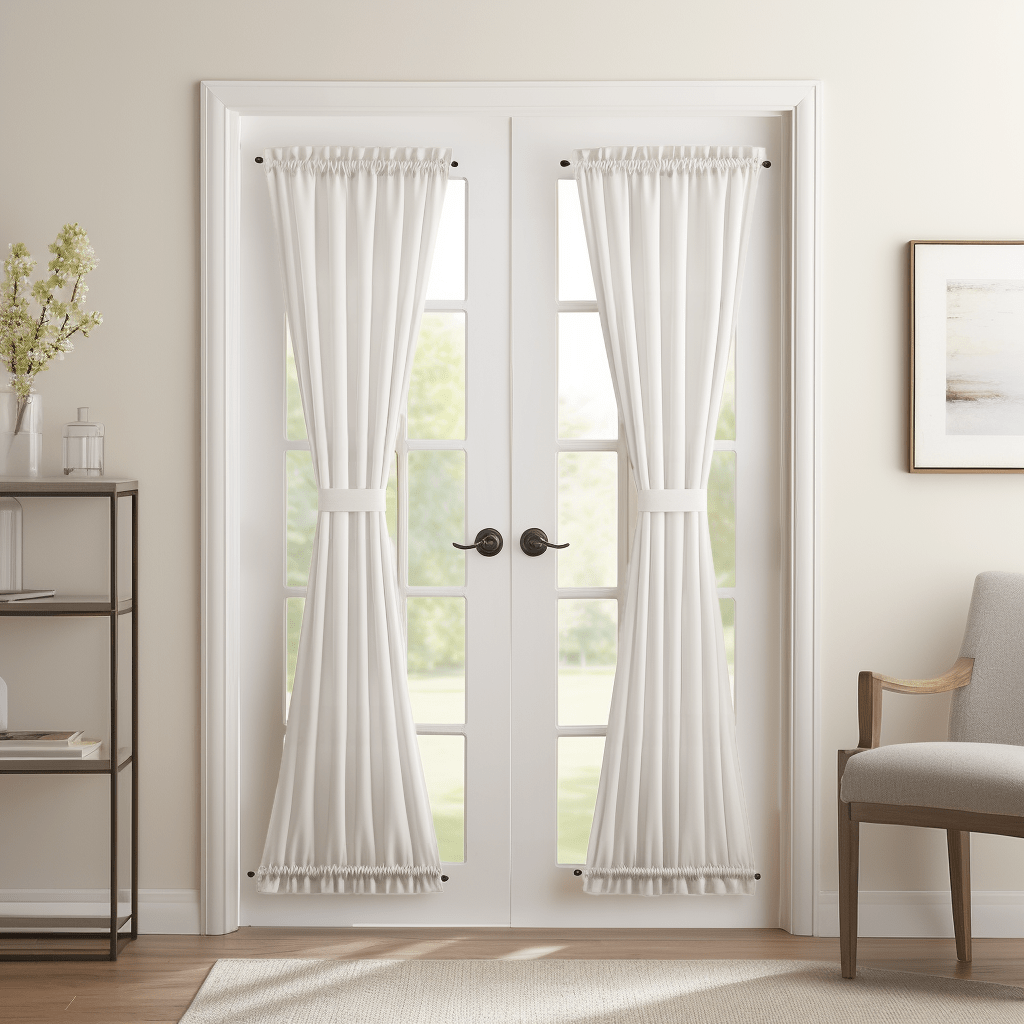 Off-White Heavy Weight Linen French Door Curtain