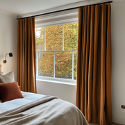 Terracotta Clay Bedroom Curtains