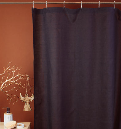 Linen Shower Curtain – Linen Bathroom Curtain Panel