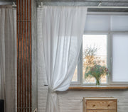 Linen Pole Pocket Curtain Panel