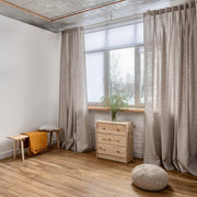 Linen Back Tab Curtain