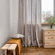 Linen Back Tab Curtain