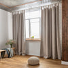 Thermal Linen Curtains With Tabs Top Info