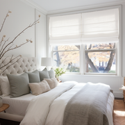 White Roman Blinds