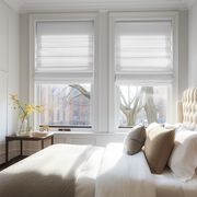 White Roman Blinds