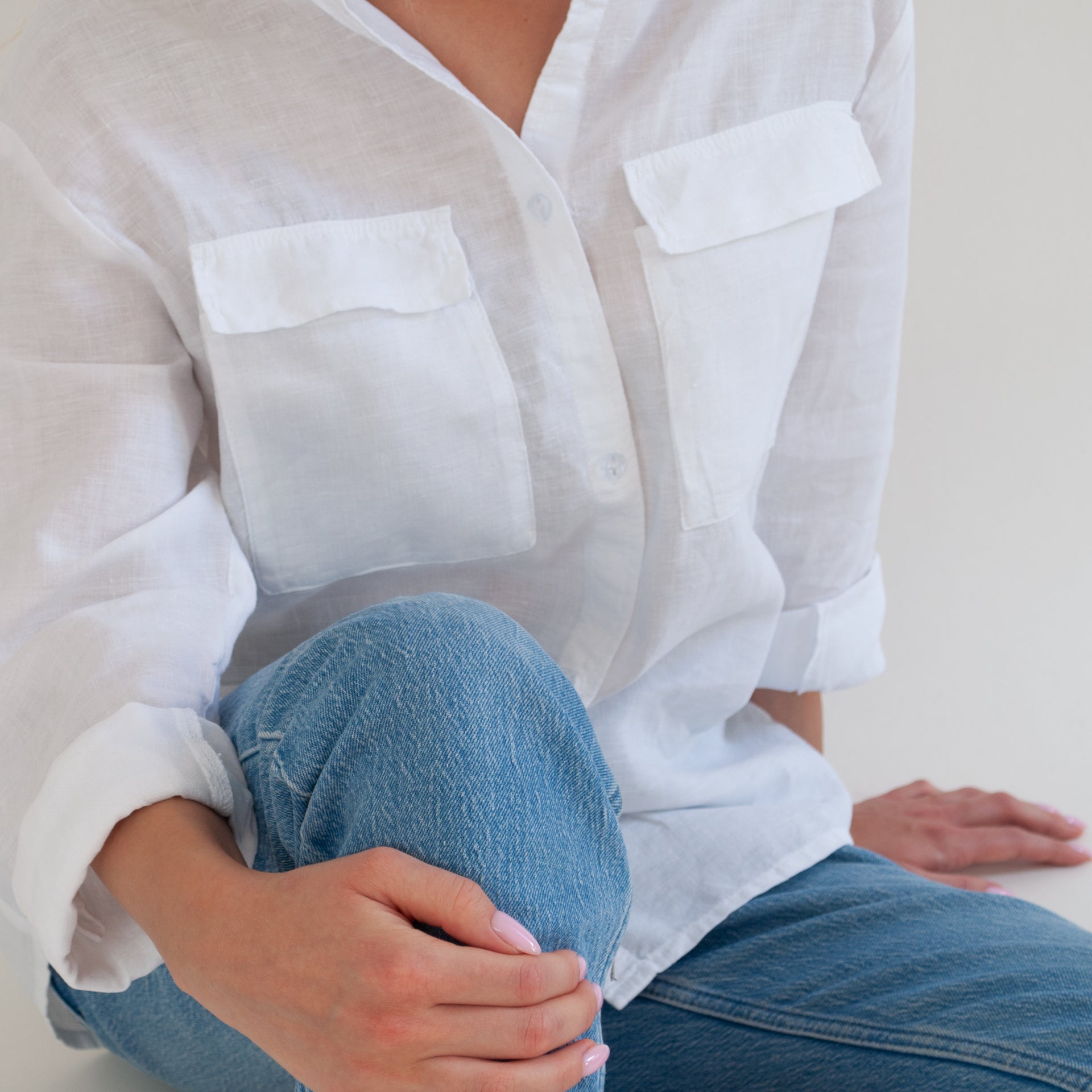 White Linen Shirt