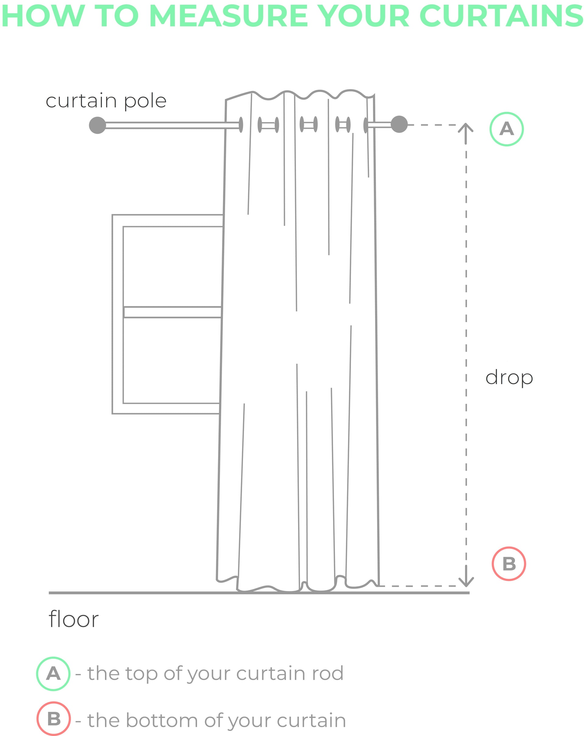 Eyelet Linen Curtain Panel