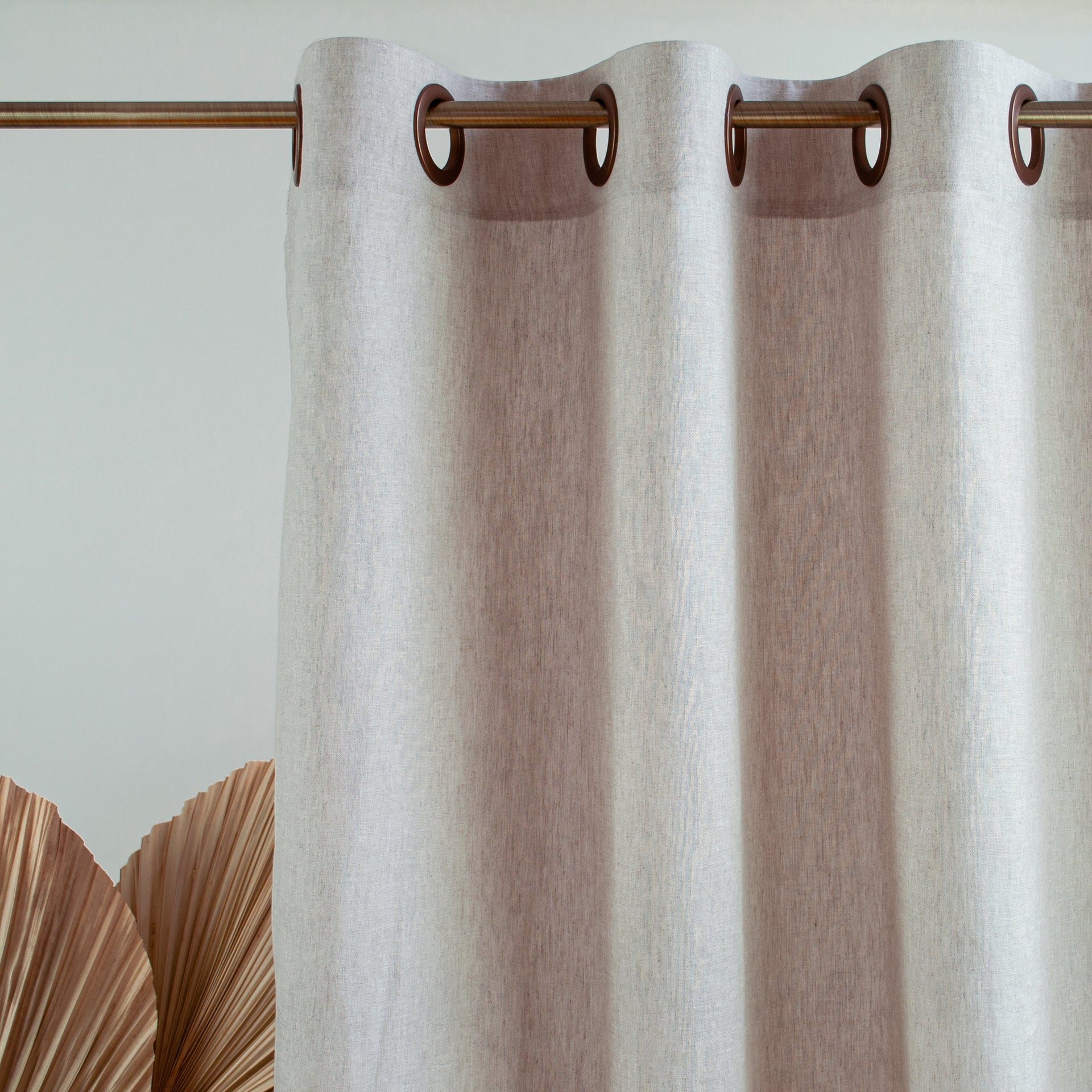 Eyelet Linen Curtain