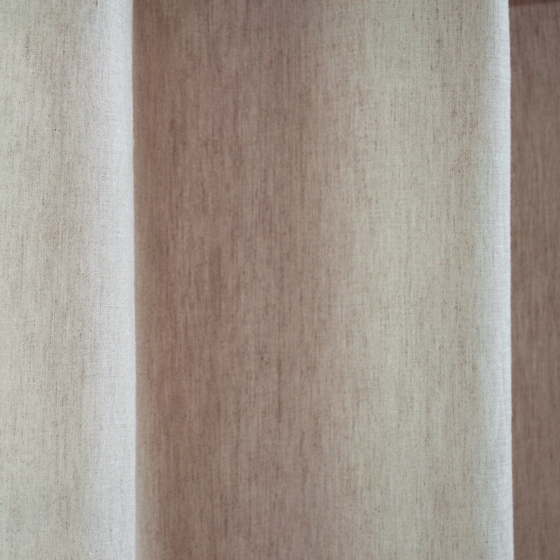 Natural Linen Fabric Close