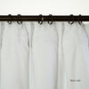 Pinch Pleat Linen Curtain Panel for Bedroom - Dutch Pleat for Rings and Hooks