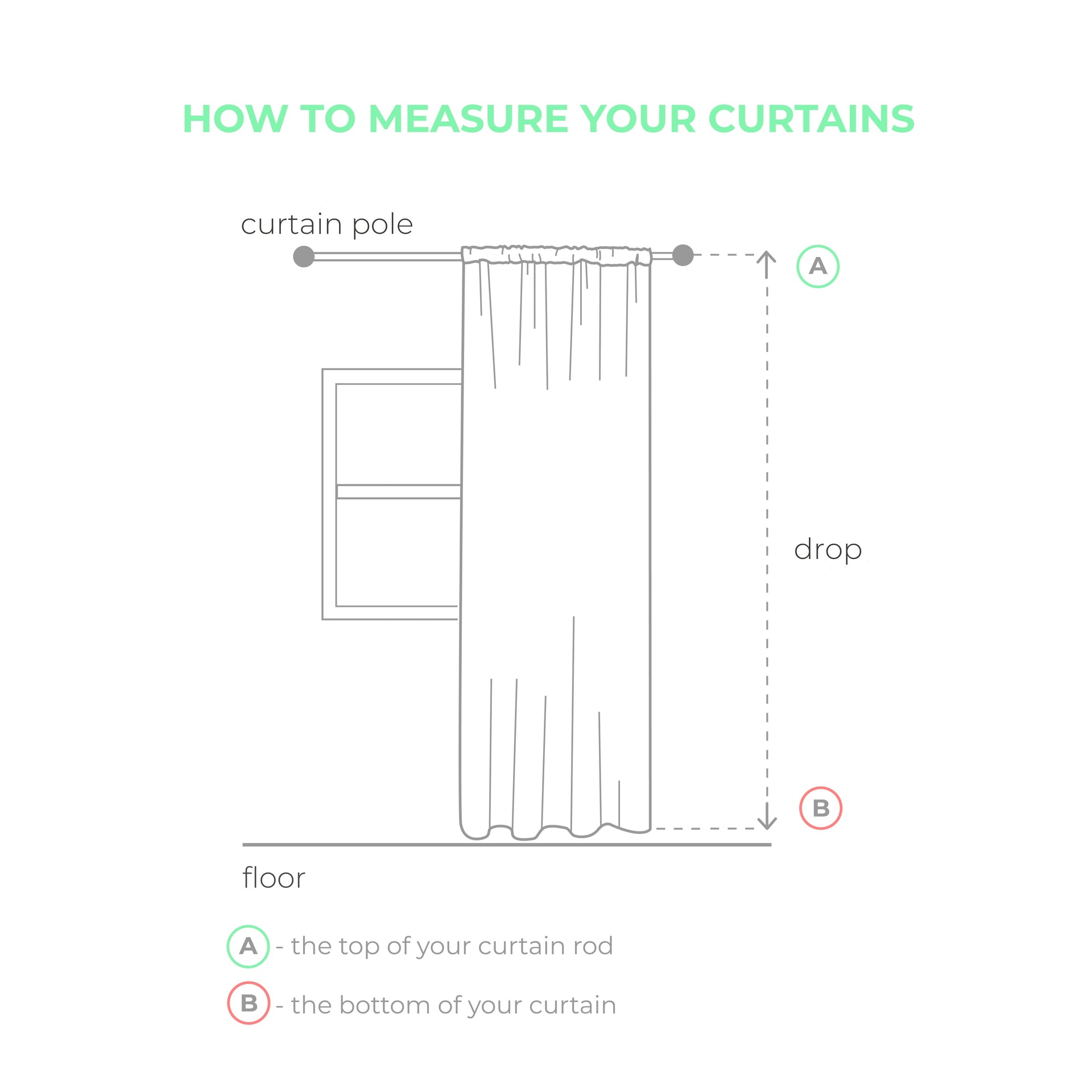 Linen Back Tab Curtain