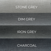 Eyelet Blackout Grey Linen Curtain - Сustom Sizes & Colours