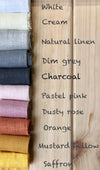 Women's Linen Singlet Top - Relaxed Linen Loungewear - Sleeveless Undershirt Blouse Pink White Blue and More Colours