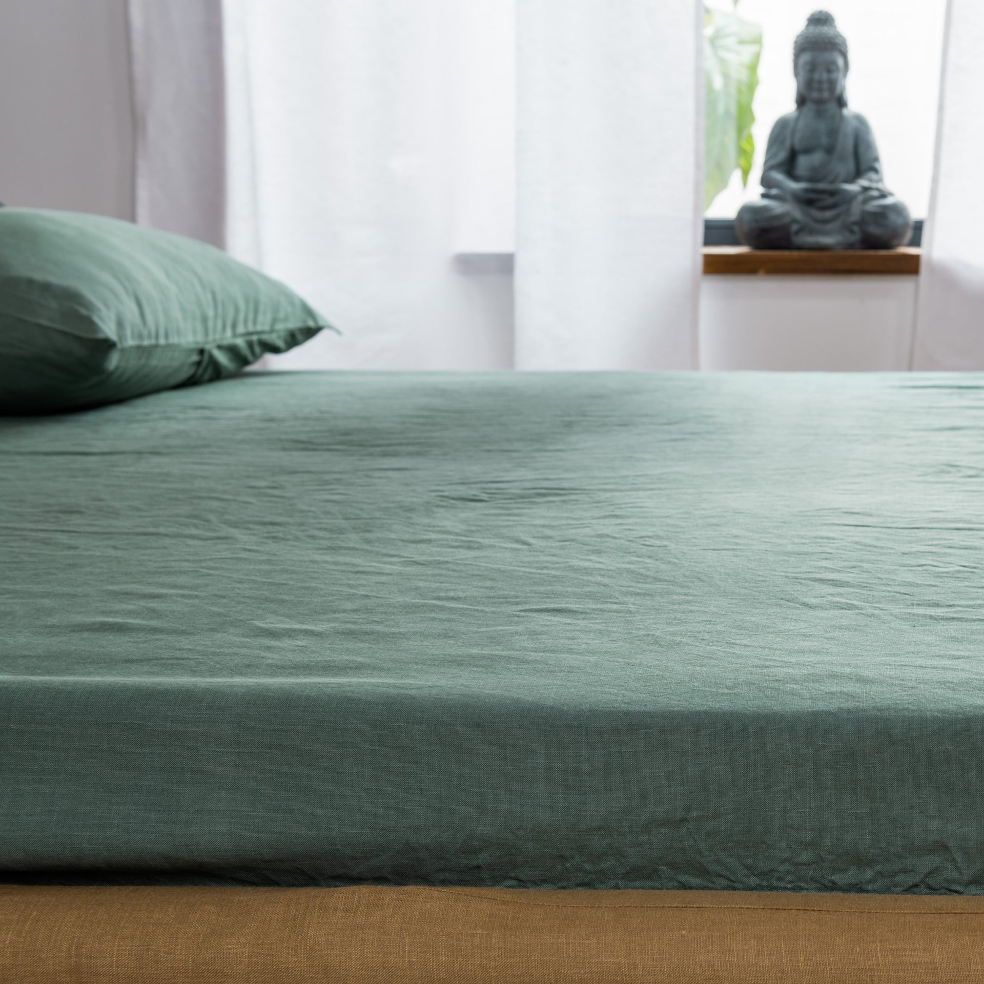 Linen Bed Sheet Set