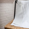 On Sale A Pair of 2 Plain Tab Curtains - Blackout Lined - Partial Room Darkening - in Off-White Colour