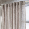 Purple Linen Curtain Panel - 124, 138 or 250cm Width, Custom Length - Tab Top, Hidden Tabs, Top Tie or Rod Pocket