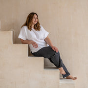 Linen Cropped Pants