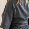 Kimono Style Linen Pants and Blouse – Plus Size Women Clothing