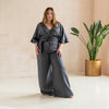 Kimono Style Linen Pants and Blouse – Plus Size Women Clothing
