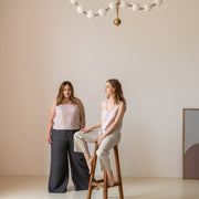 Wide-leg Linen Pants XXL