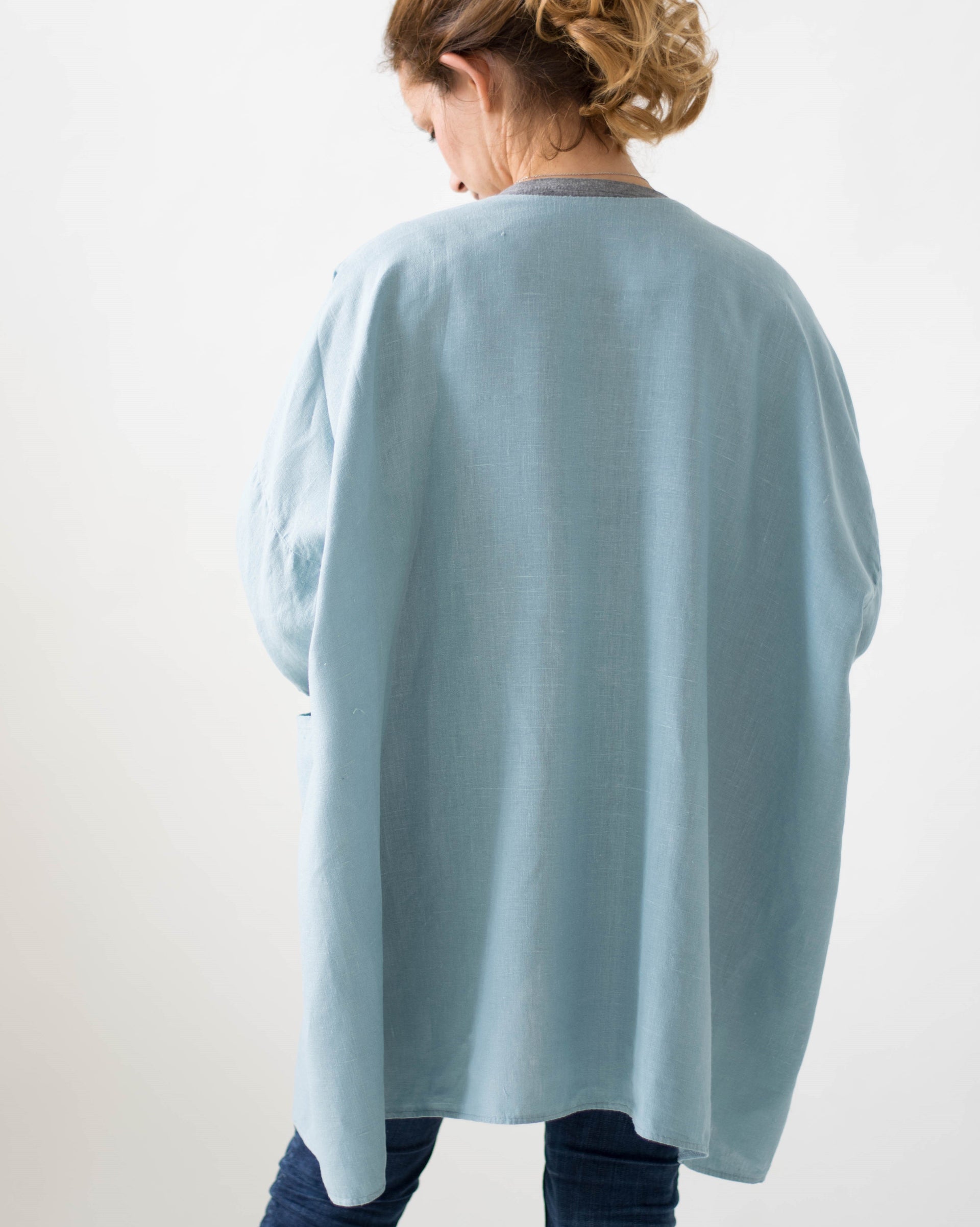 Linen Jacket with Pockets