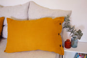 Pillow Case with Coconut Buttons
