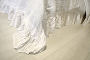 Ruffled Linen Quilt Cover