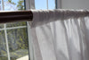 Linen Curtain Panel with Cotton Lining