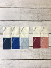 Colour Block Linen Curtain Panel with Cotton Lining - Pole Pocket Window Treatments - Two Tone Curtain Panels - Bespoke Sizes