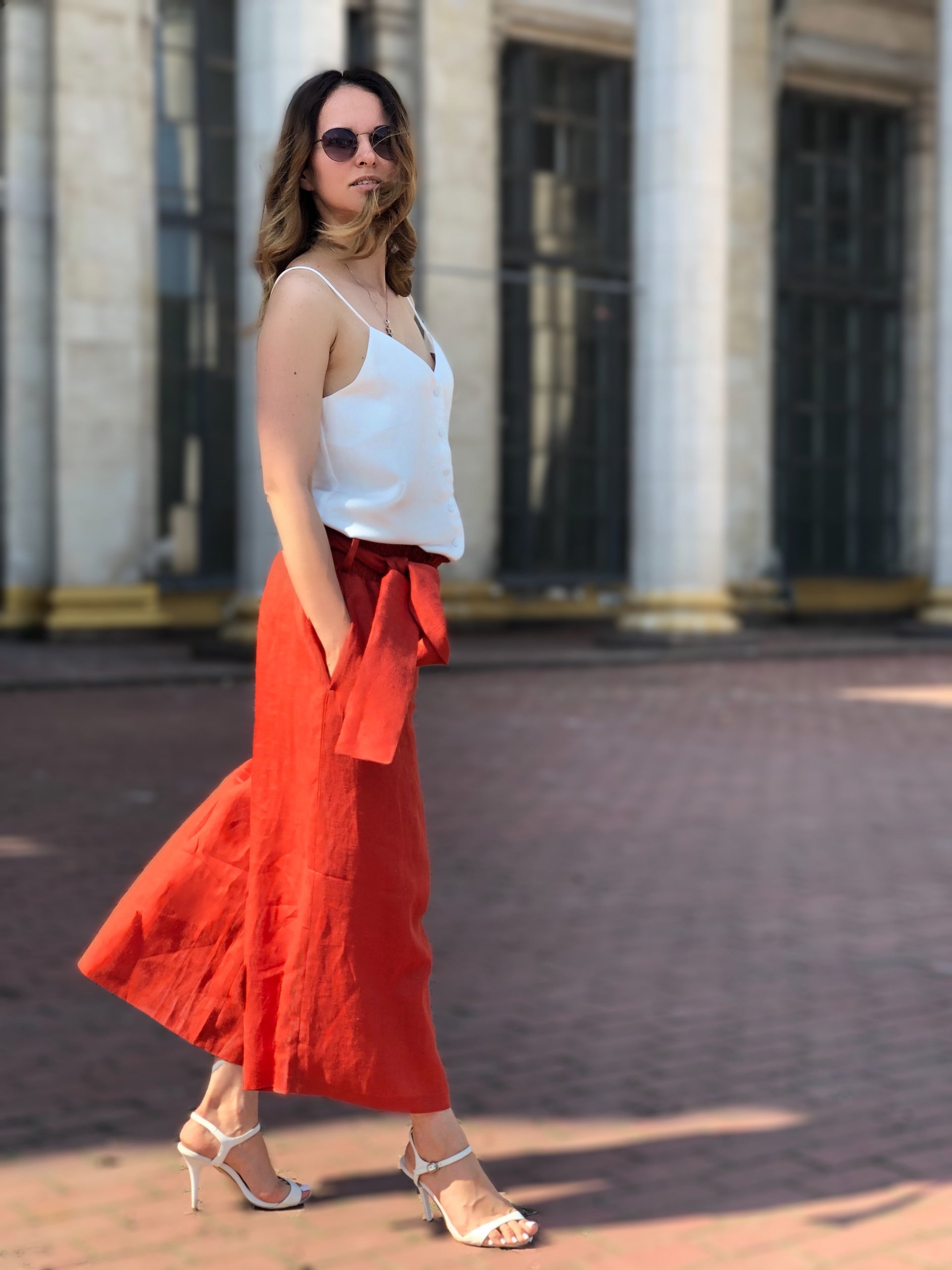 Linen Women Trousers