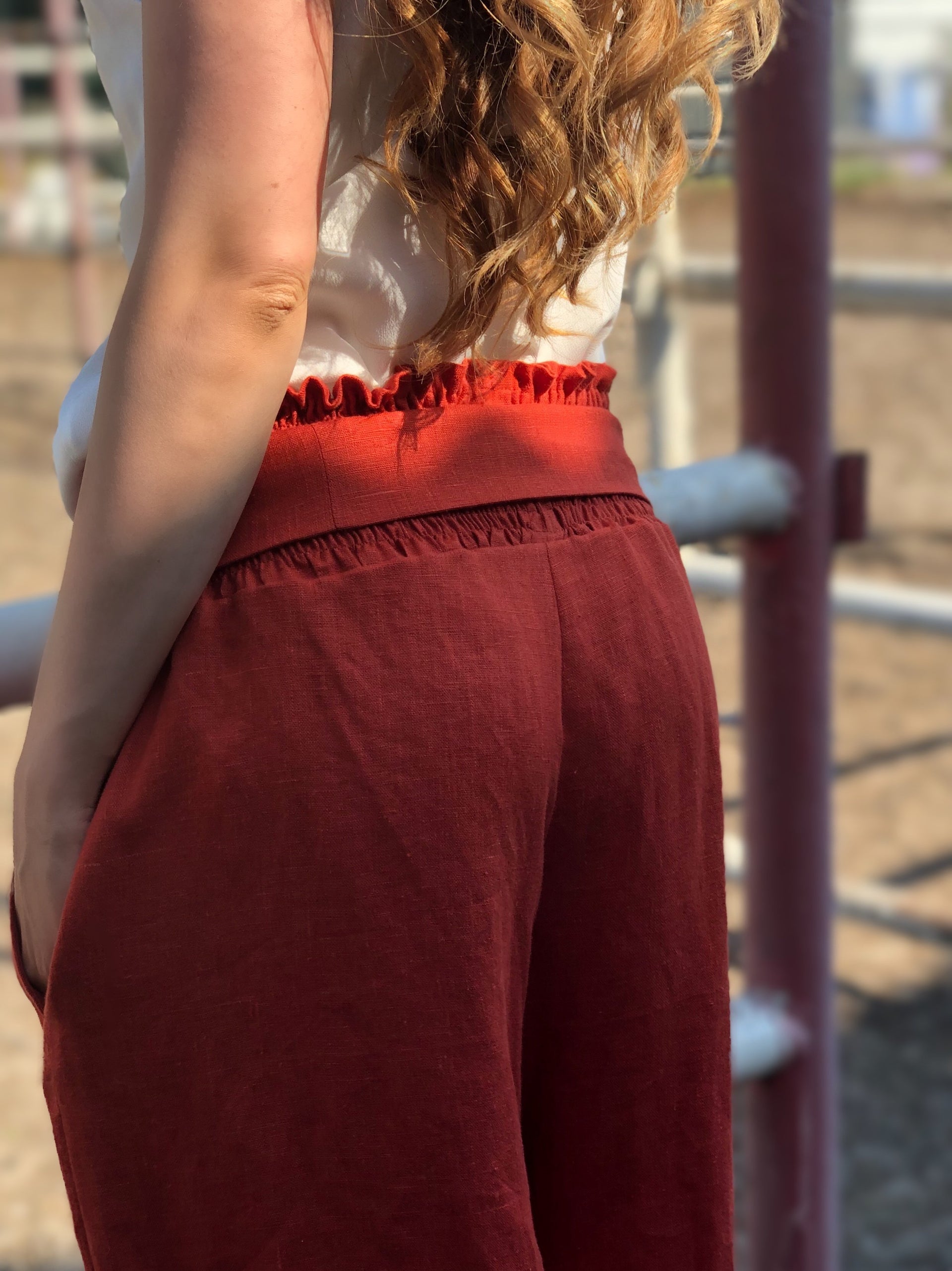 Linen Women Trousers