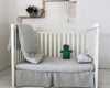 Pleated Linen Cot Valance