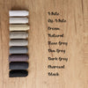 Romantic Pure Linen Frilled Valance - Single, Double, Queen, King Sizes - White, Grey, Beige, Blue Colours