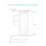 Linen Curtain for Ceiling Track