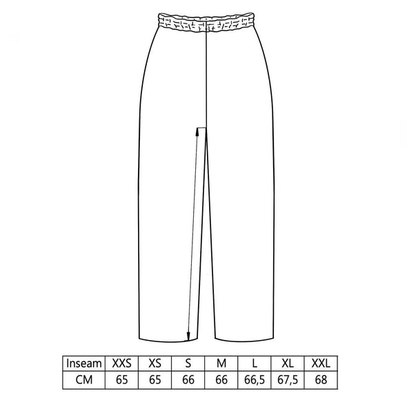 High-Waisted Straight Linen Cropped Pants