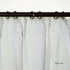 Dutch Pleat Linen Curtain Panel with Cotton Lining - Heading for Rings and Hooks