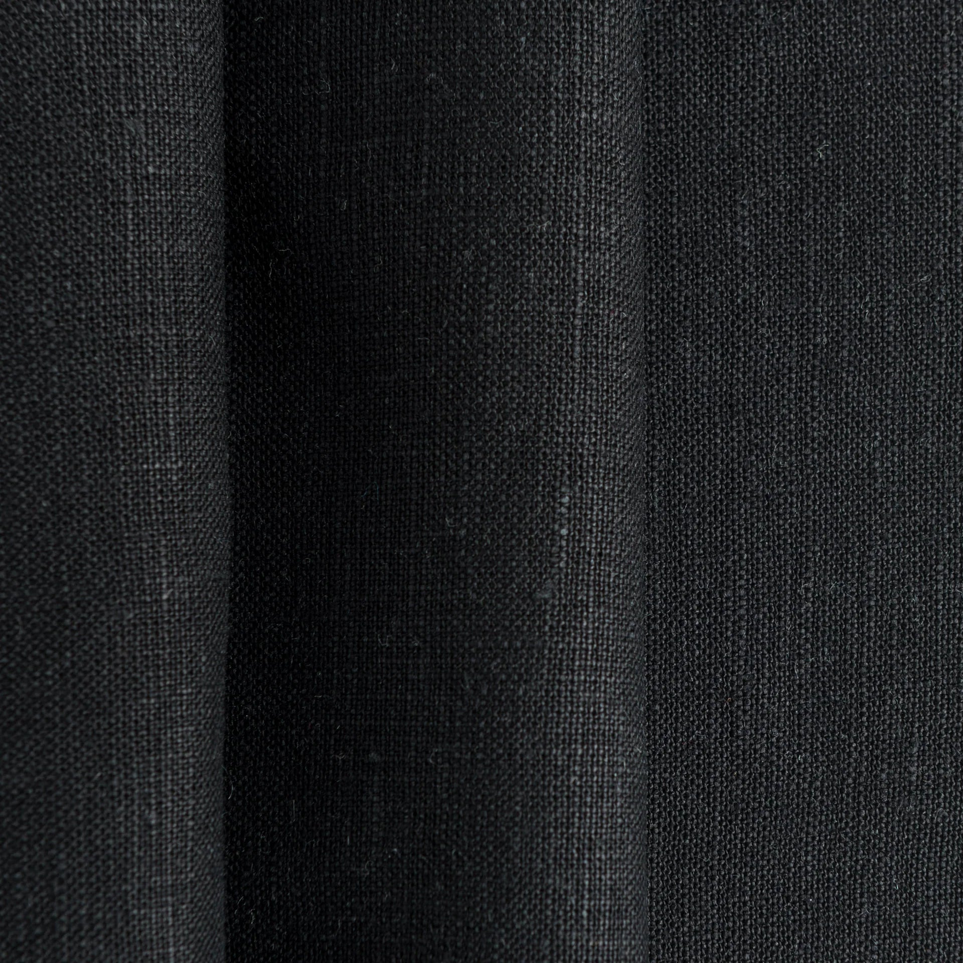 Black Linen Fabric