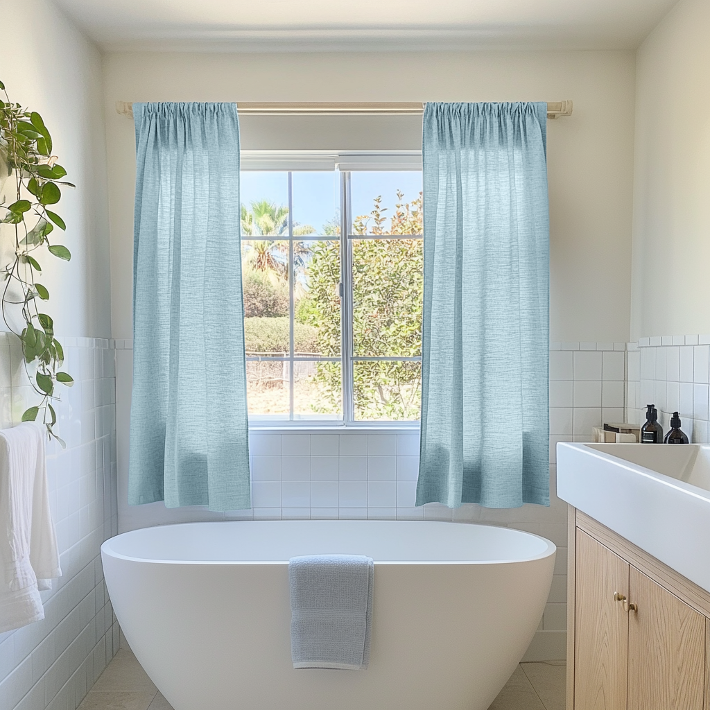 Bathroom Window Curtains - Small Window Curtains for Bathroom