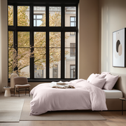 Dusty Pink Linen Quilt Cover