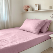 Dusty Rose Linen Fitted Sheet