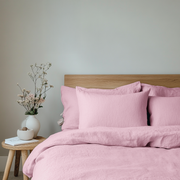 Dusty Rose Linen Quilt Cover
