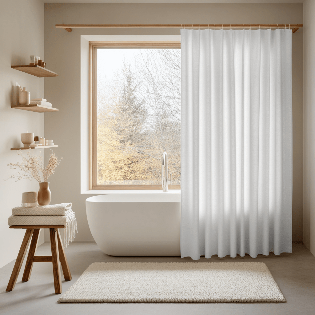 Extra Wide Shower Curtain